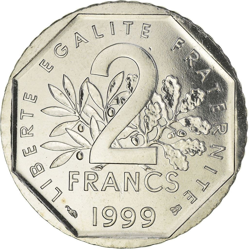 French Coin 2 Francs | KM942.1 | France | 1977 - 2001