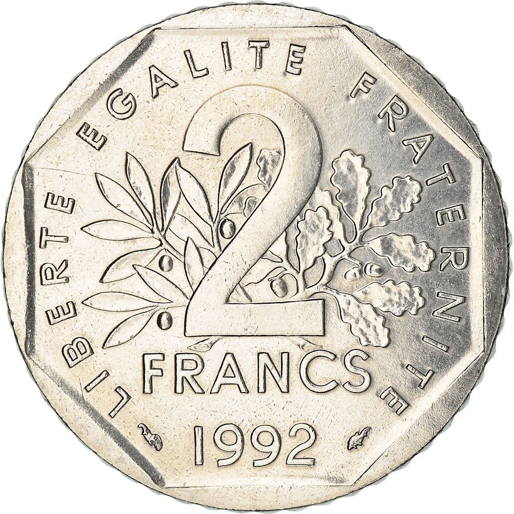 French Coin 2 Francs | KM942.1 | France | 1977 - 2001