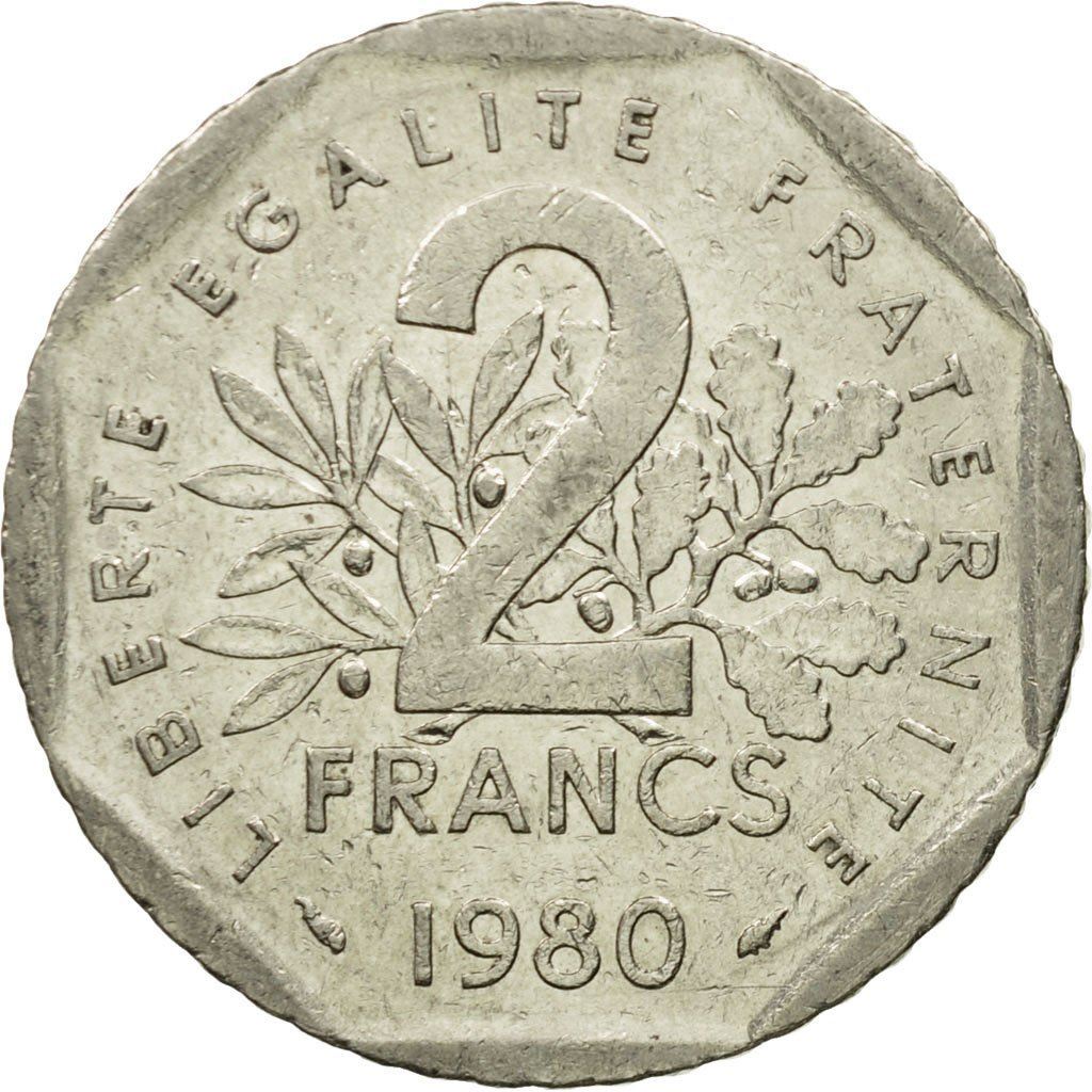 French Coin 2 Francs | KM942.1 | France | 1977 - 2001