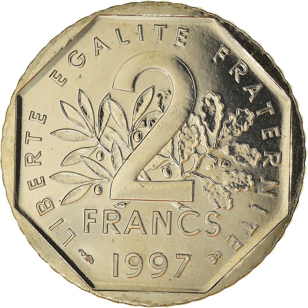 French Coin 2 Francs | KM942.1 | France | 1977 - 2001