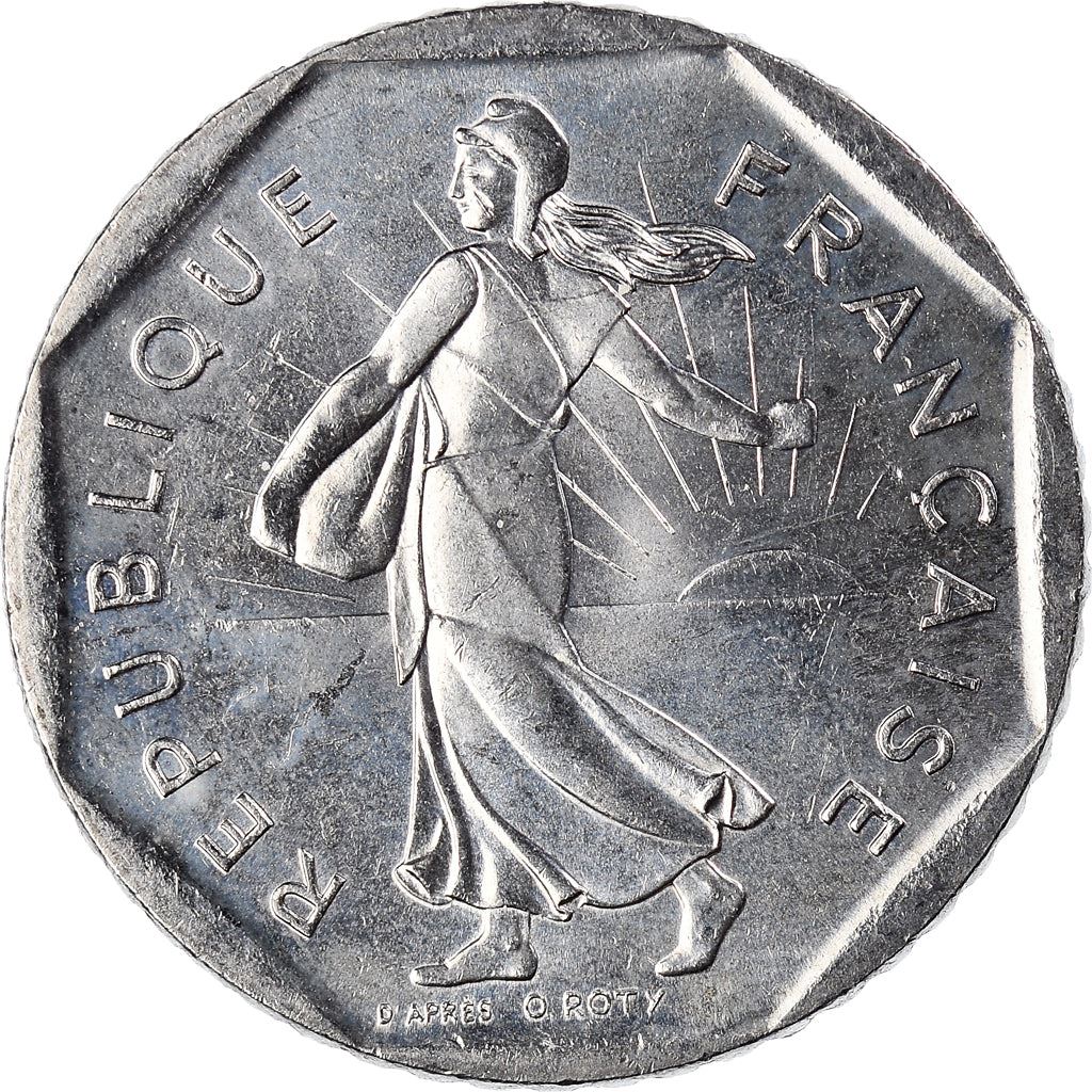 French Coin 2 Francs | KM942.1 | France | 1977 - 2001