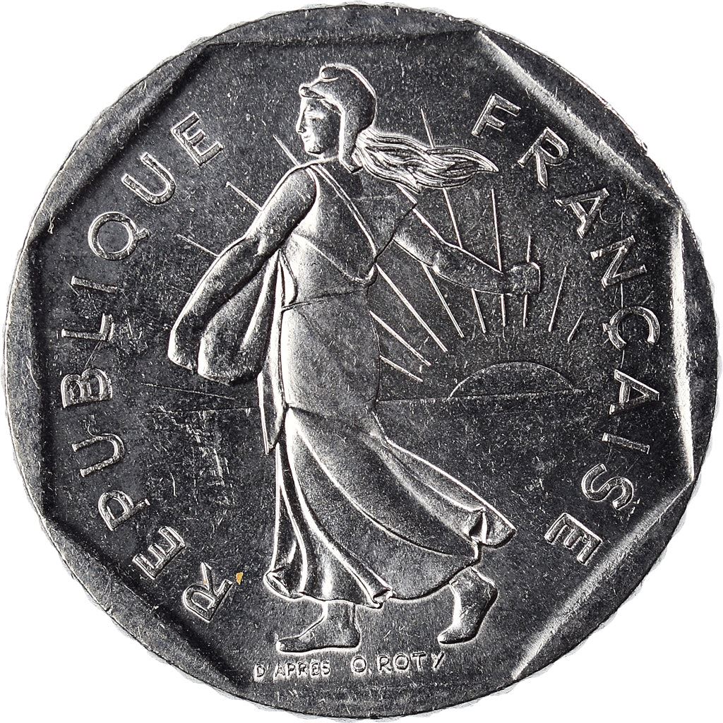 French Coin 2 Francs | KM942.1 | France | 1977 - 2001