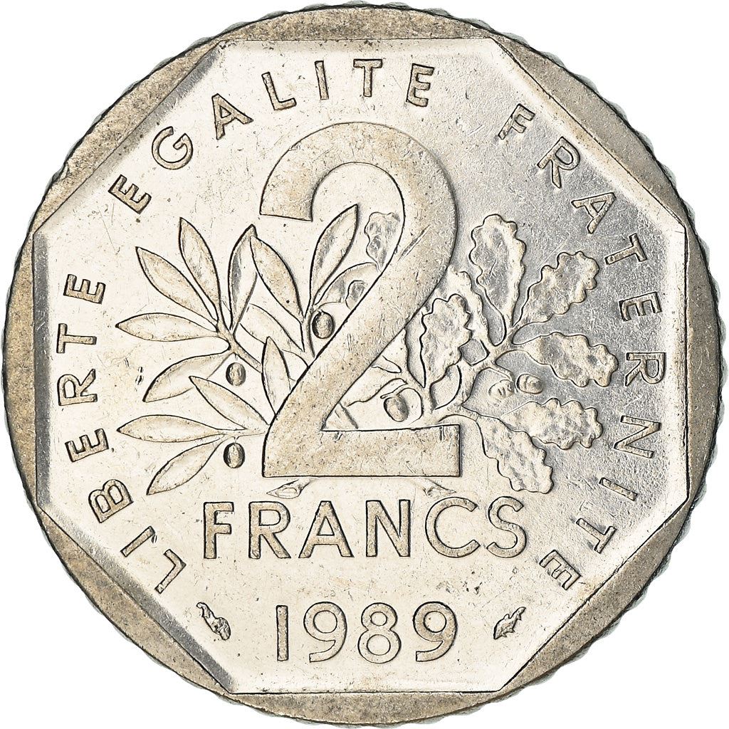 French Coin 2 Francs | KM942.1 | France | 1977 - 2001