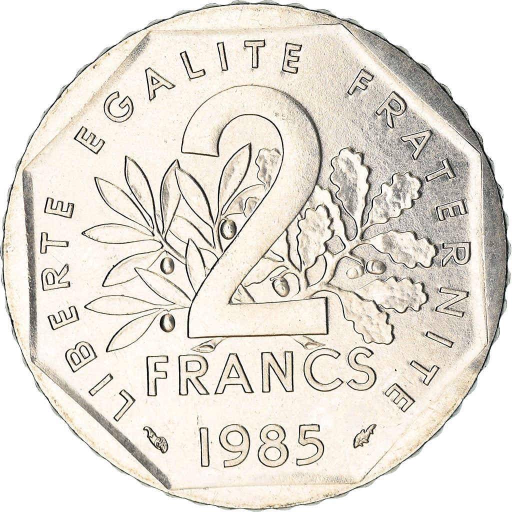 French Coin 2 Francs | KM942.1 | France | 1977 - 2001