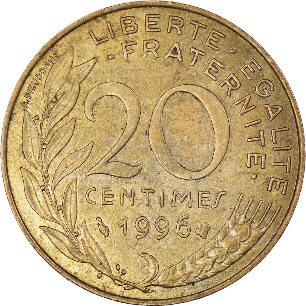 French Coin 20 Centimes | KM930 | France | 1962 - 2001