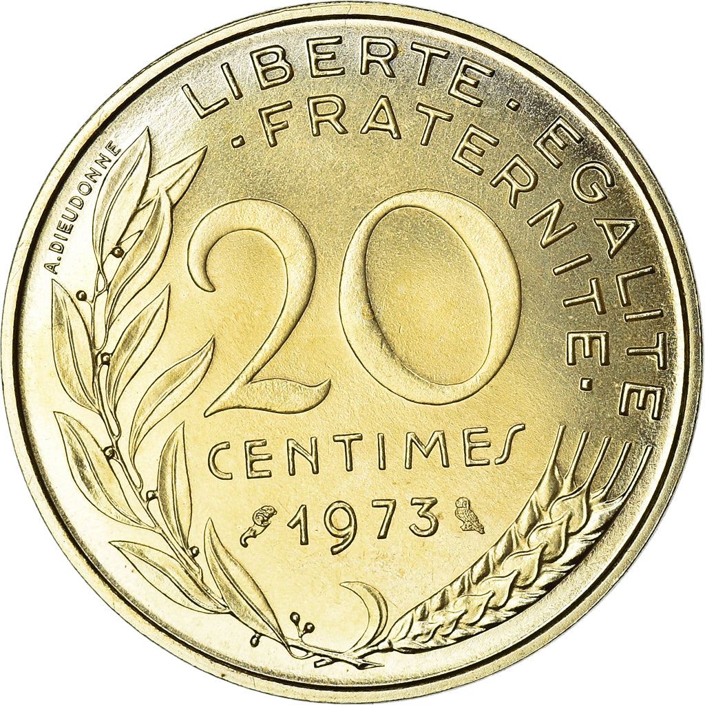 French Coin 20 Centimes | KM930 | France | 1962 - 2001