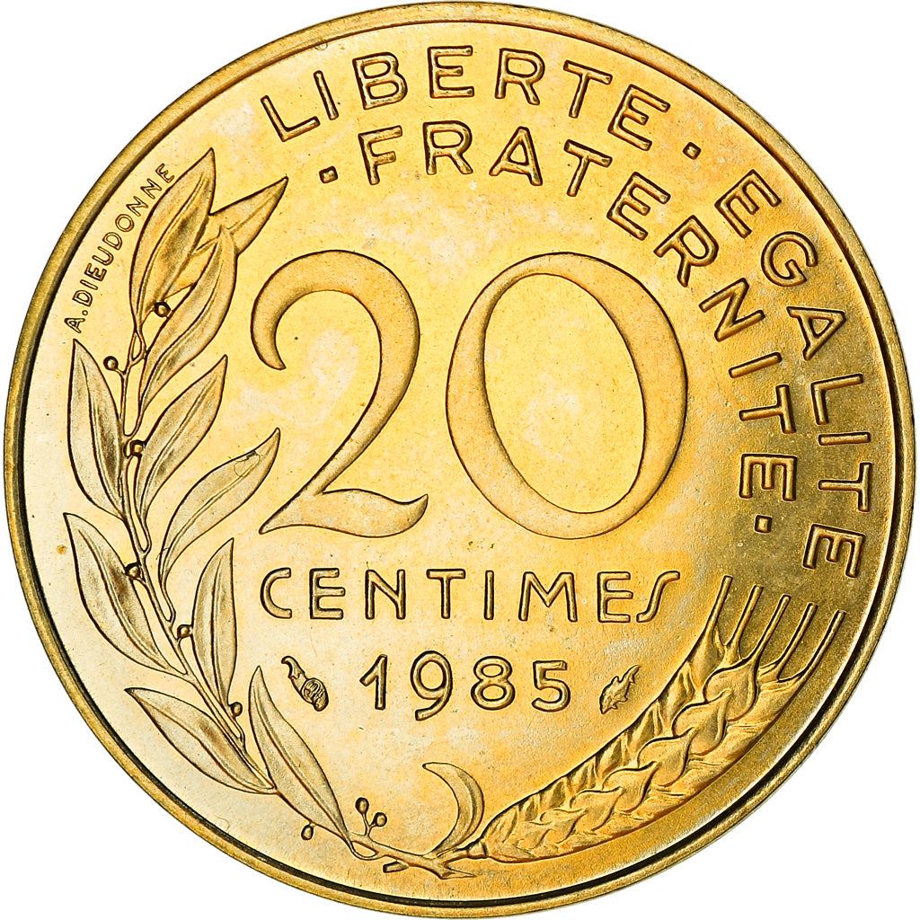 French Coin 20 Centimes | KM930 | France | 1962 - 2001