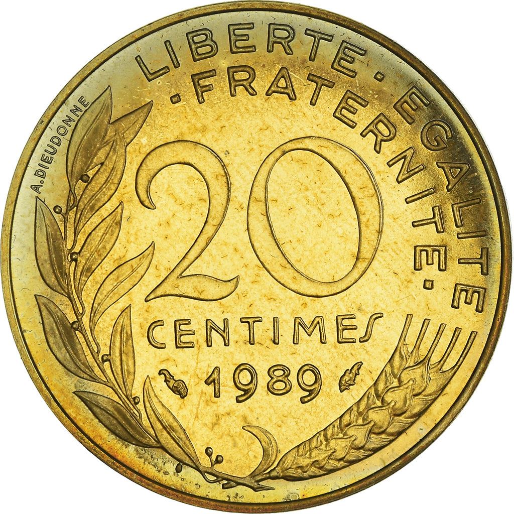 French Coin 20 Centimes | KM930 | France | 1962 - 2001