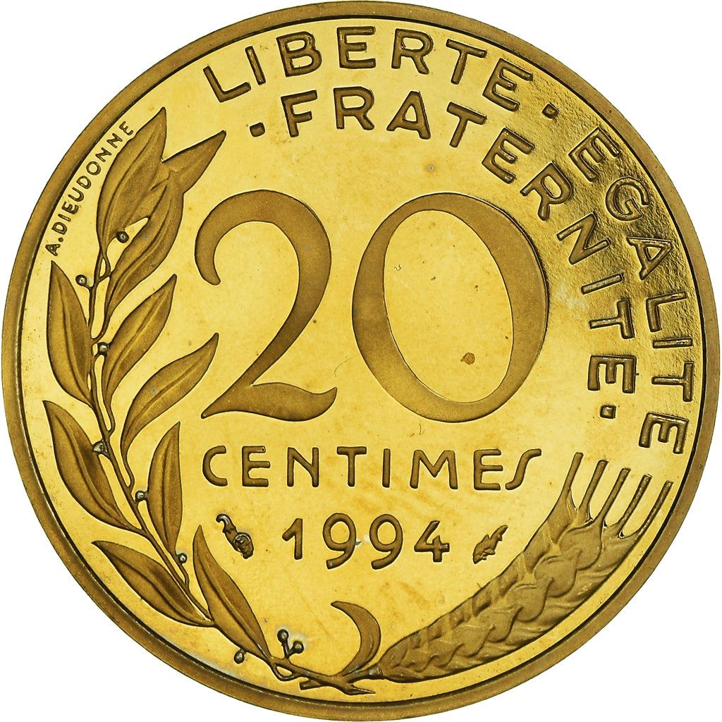 French Coin 20 Centimes | KM930 | France | 1962 - 2001