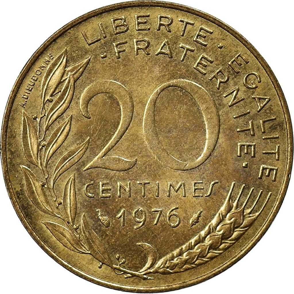 French Coin 20 Centimes | KM930 | France | 1962 - 2001