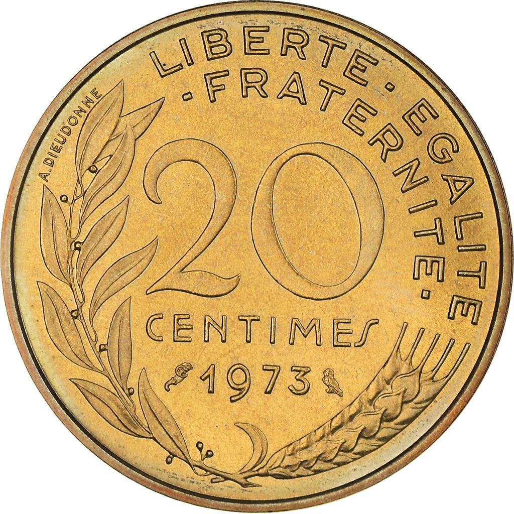 French Coin 20 Centimes | KM930 | France | 1962 - 2001