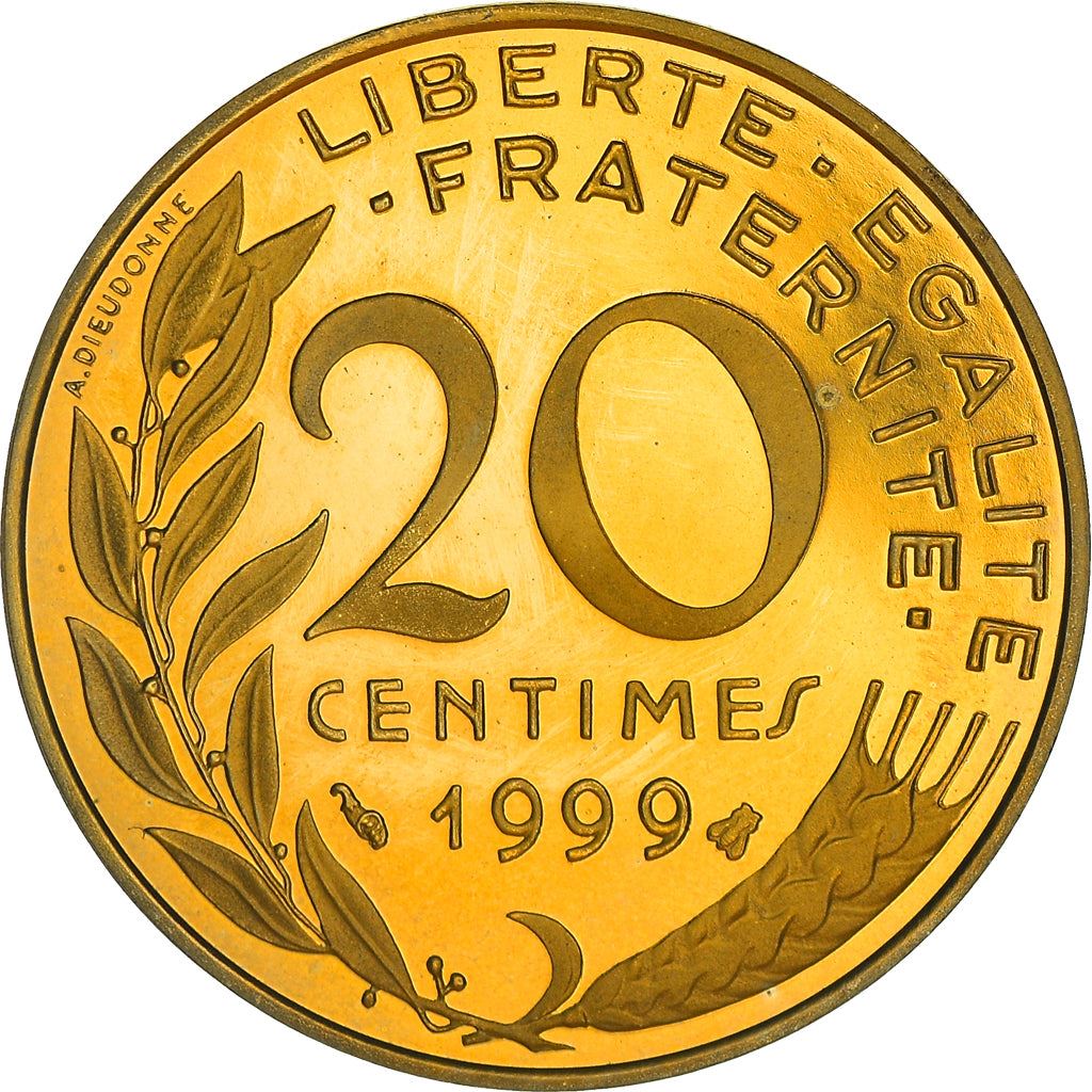 French Coin 20 Centimes | KM930 | France | 1962 - 2001