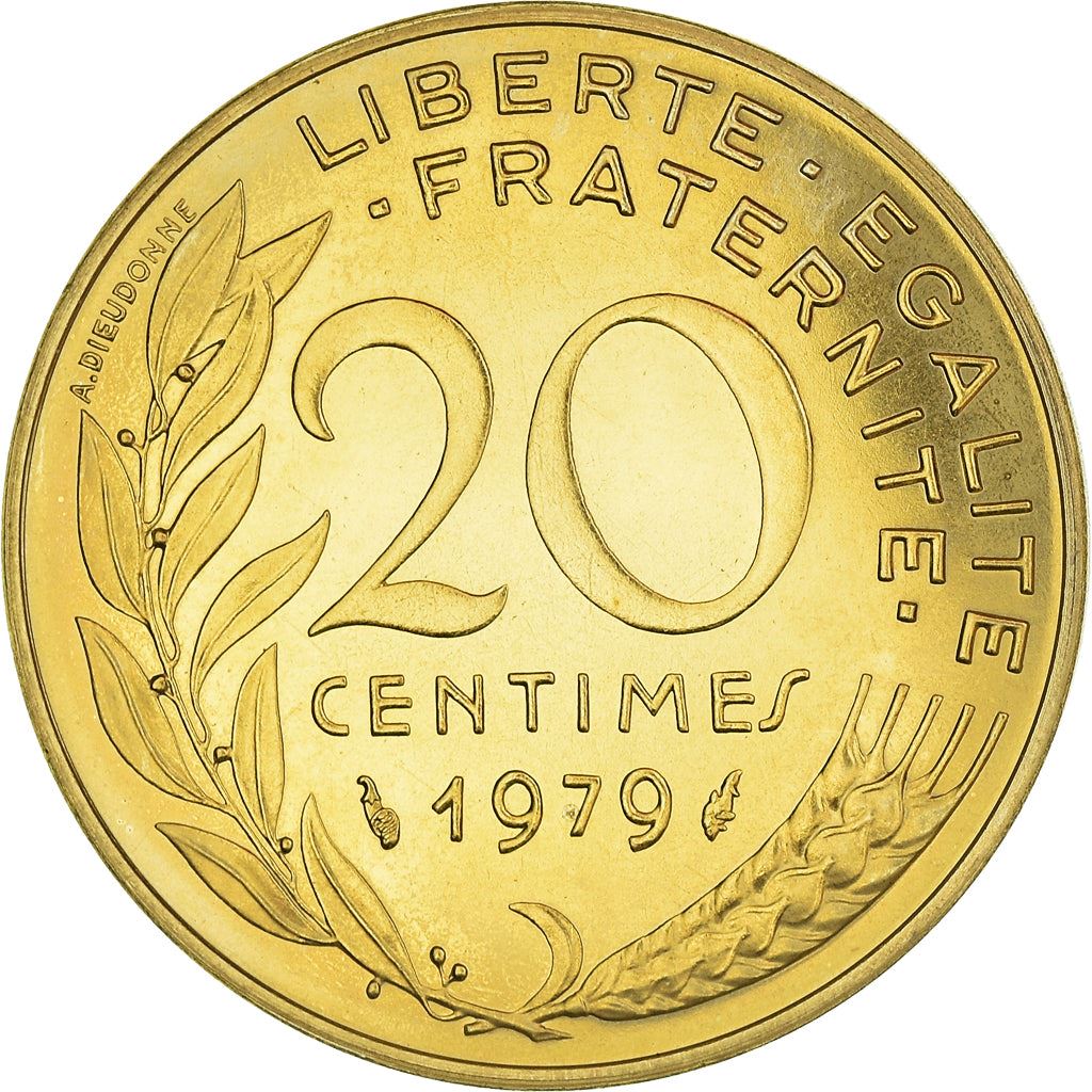 French Coin 20 Centimes | KM930 | France | 1962 - 2001