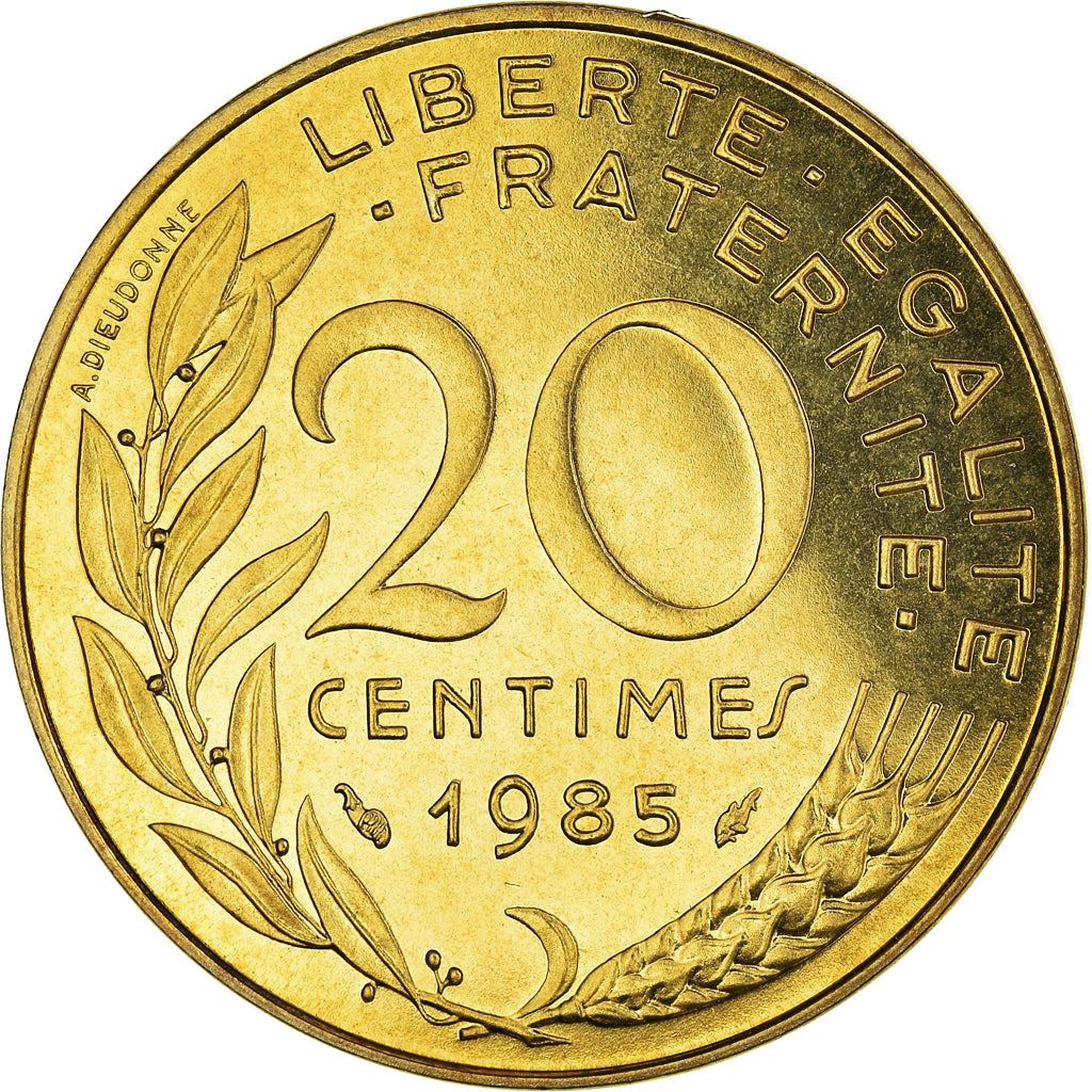 French Coin 20 Centimes | KM930 | France | 1962 - 2001