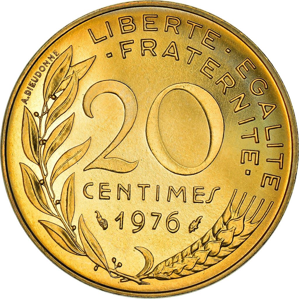 French Coin 20 Centimes | KM930 | France | 1962 - 2001