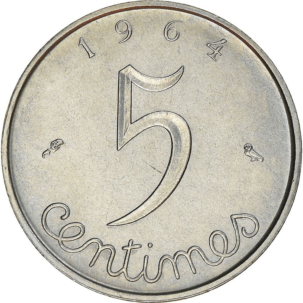 French Coin 5 Centimes | KM927 | France | 1960 - 1964