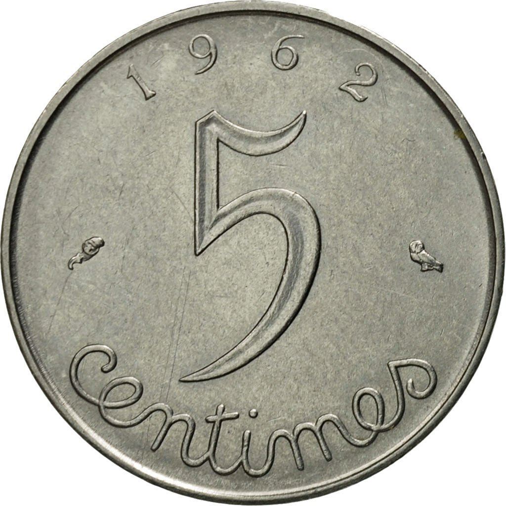 French Coin 5 Centimes | KM927 | France | 1960 - 1964