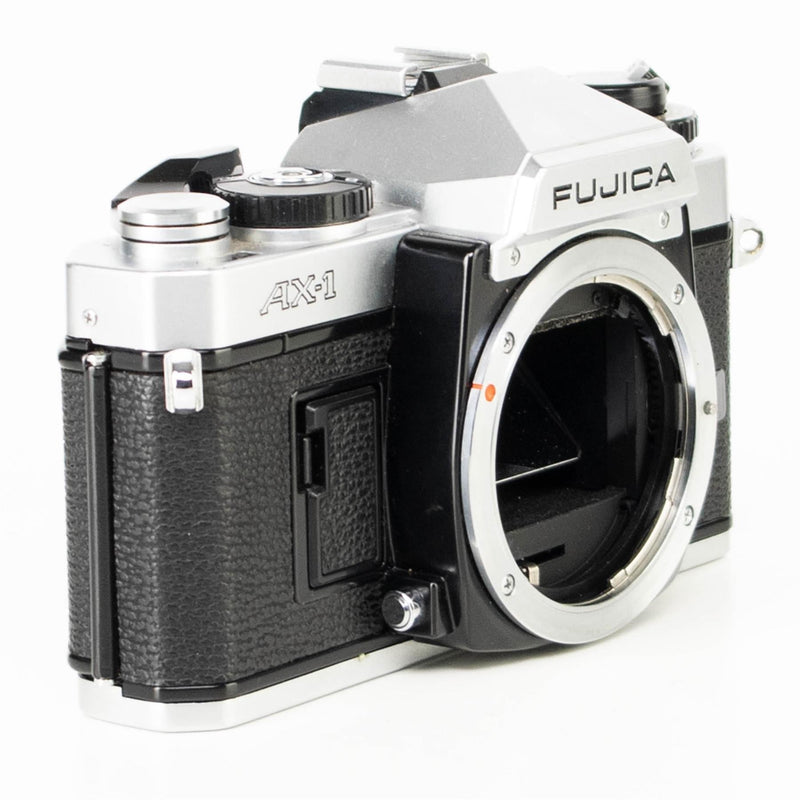 Fujica AX-1 Camera | X-Fujinon 55mm f2.2 lens | White | Japan | X Mount | 1980