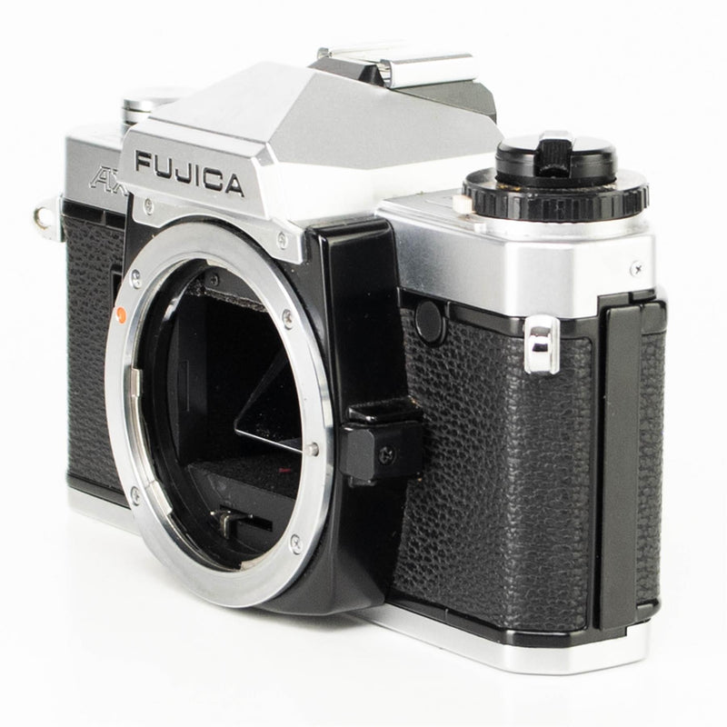 Fujica AX-1 Camera | X-Fujinon 55mm f2.2 lens | White | Japan | X Mount | 1980