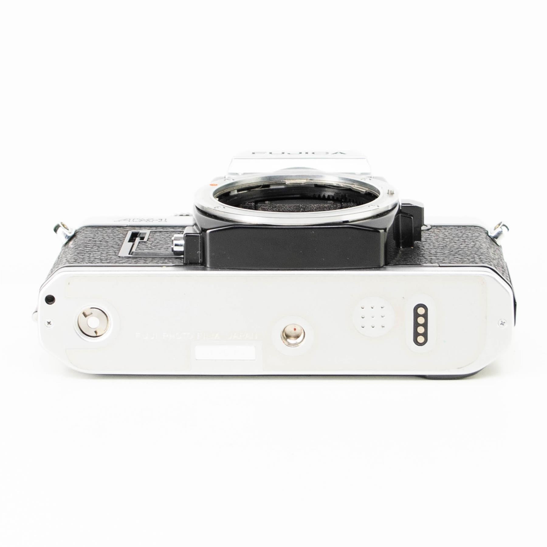 Fujica AX-1 Camera | X-Fujinon 55mm f2.2 lens | White | Japan | X Mount | 1980