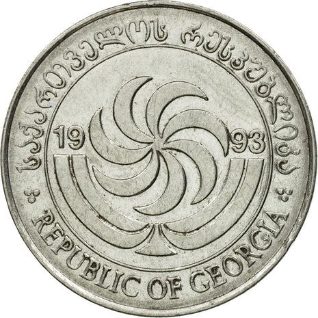 Georgia Coin | 20 Tetri | Borjgali | Tree Of Life | Red Deer | Niko Pirosmanishvili | KM80 | 1993