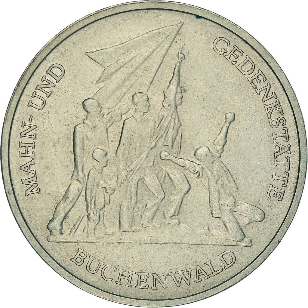 German Democratic Republic 10 Mark Coin | Buchenwald Memorial | KM38 | 1972