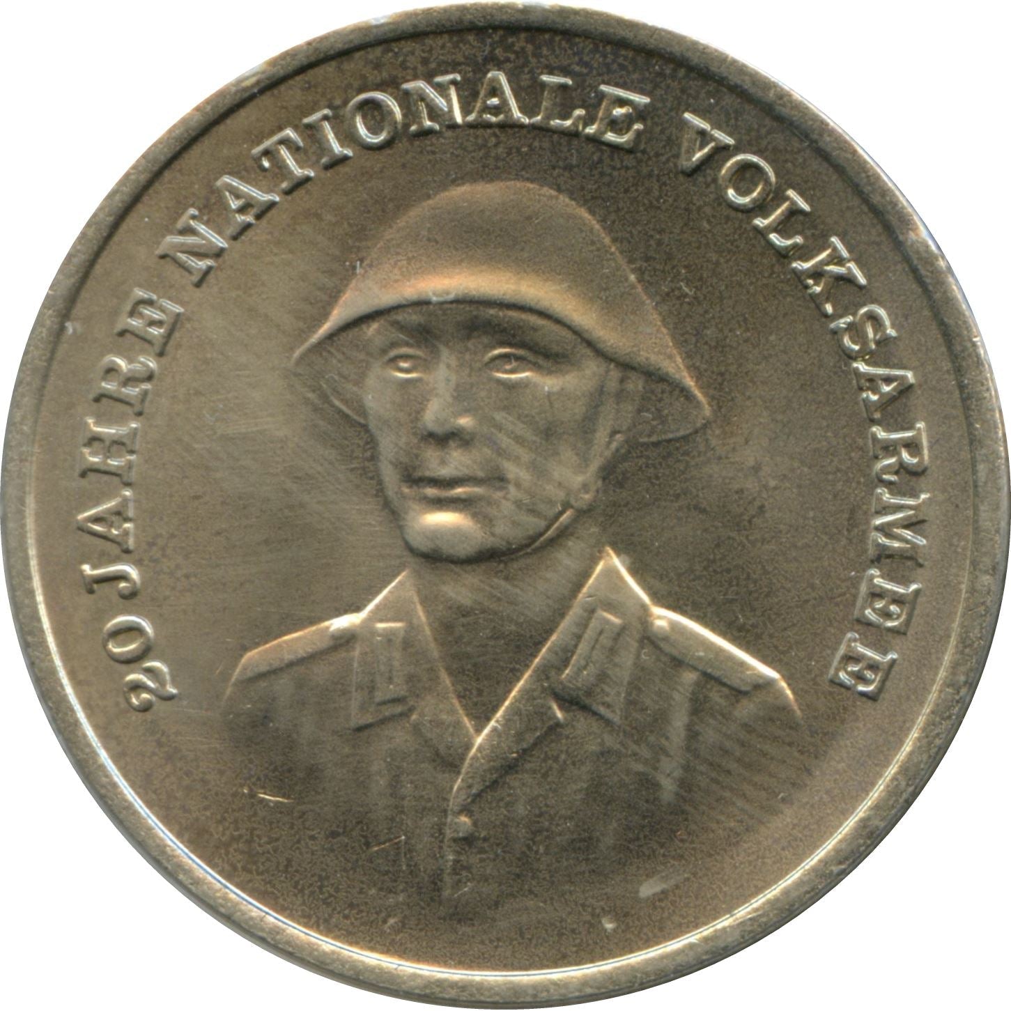 German Democratic Republic 10 Mark Coin | National Army | KM61 | 1976