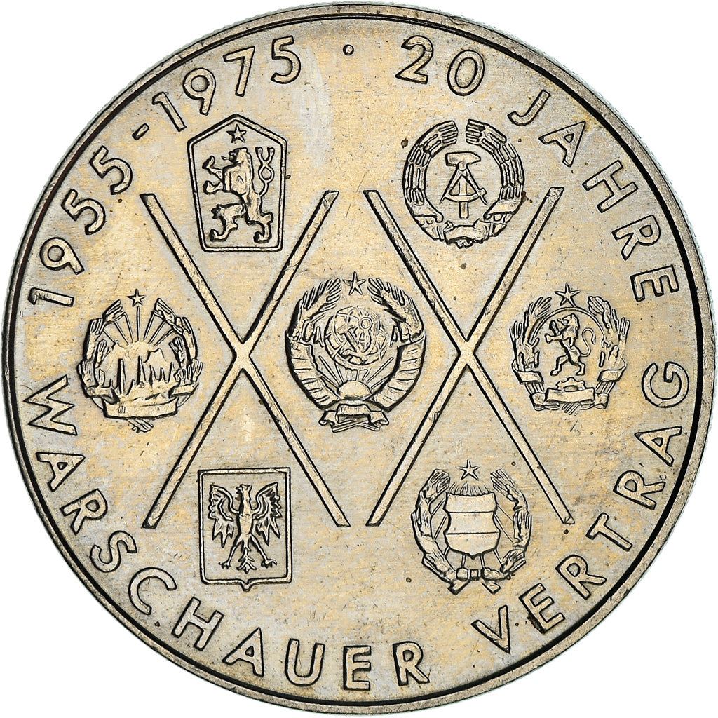 German Democratic Republic 10 Mark Coin | Warsaw Pact | KM58 | 1975