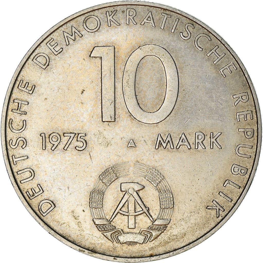 German Democratic Republic 10 Mark Coin | Warsaw Pact | KM58 | 1975