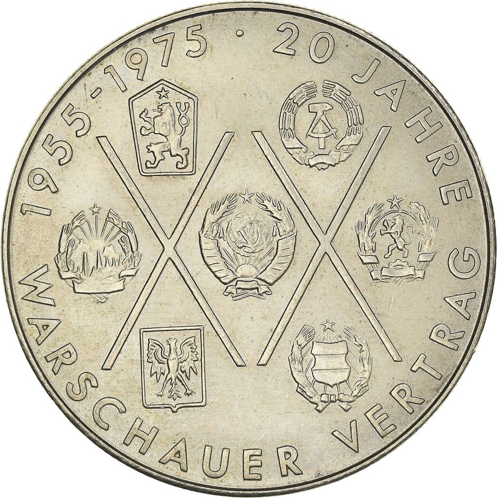 German Democratic Republic 10 Mark Coin | Warsaw Pact | KM58 | 1975