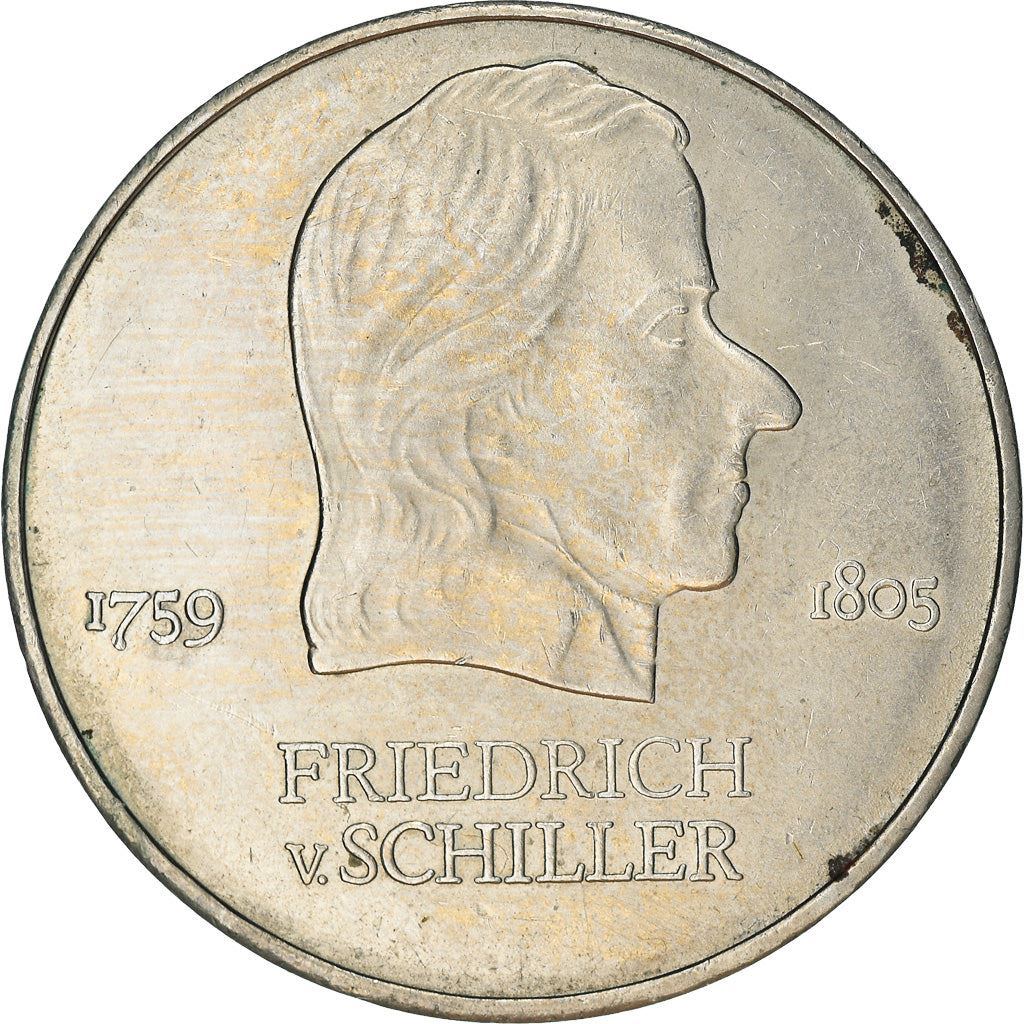 German Democratic Republic Coin Germany 20 Mark | Friedrich von Schiller | KM40 | 1972