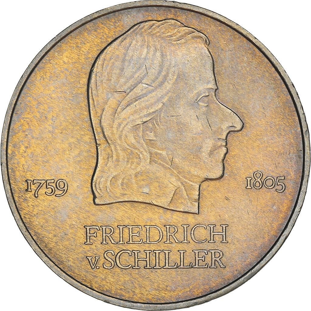 German Democratic Republic Coin Germany 20 Mark | Friedrich von Schiller | KM40 | 1972