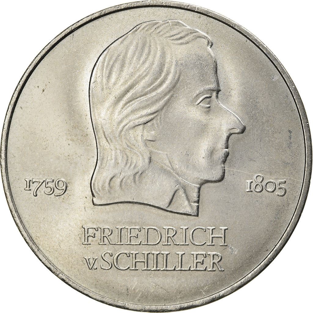 German Democratic Republic Coin Germany 20 Mark | Friedrich von Schiller | KM40 | 1972