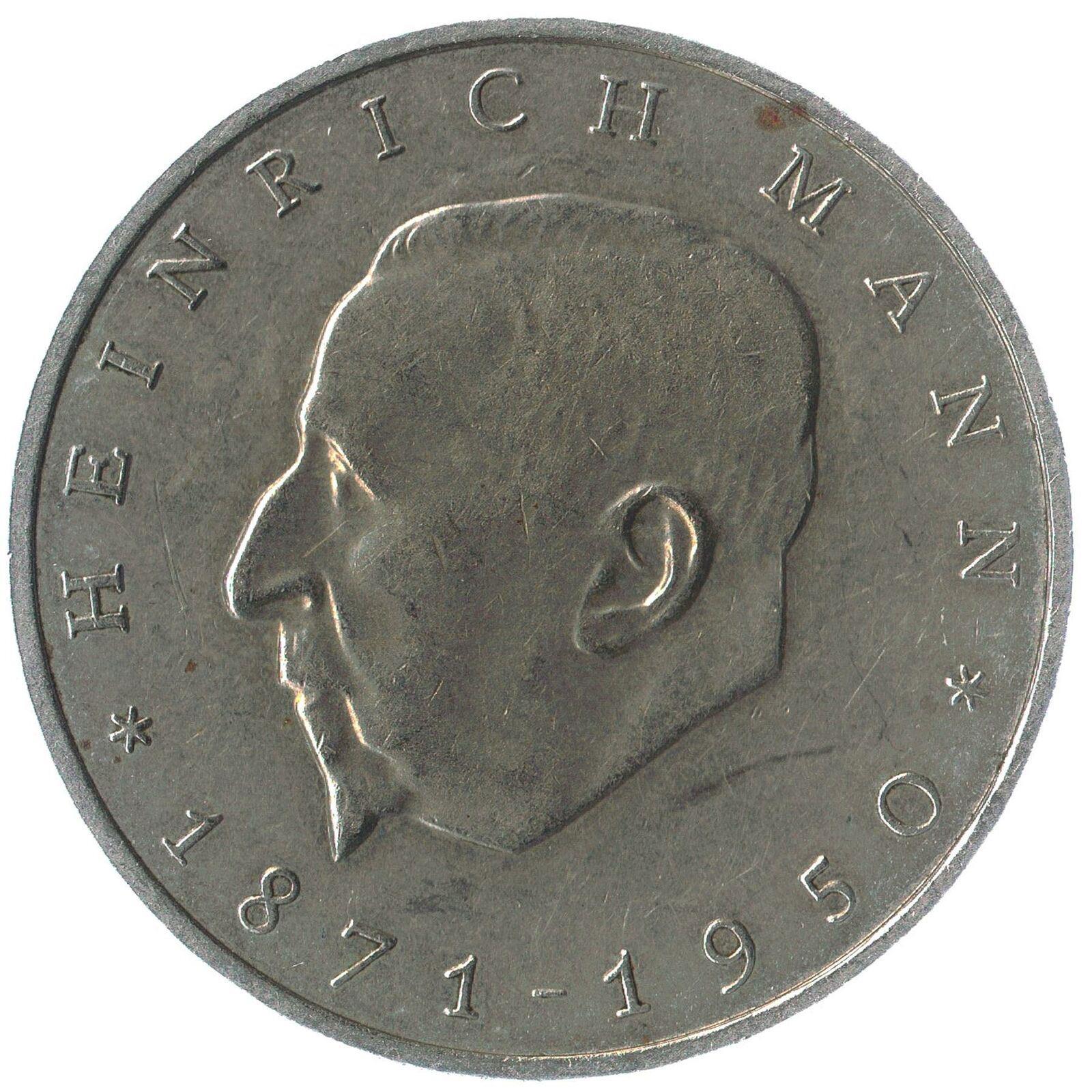 German Democratic Republic Coin Germany 20 Mark | Heinrich Mann | KM33 | 1971