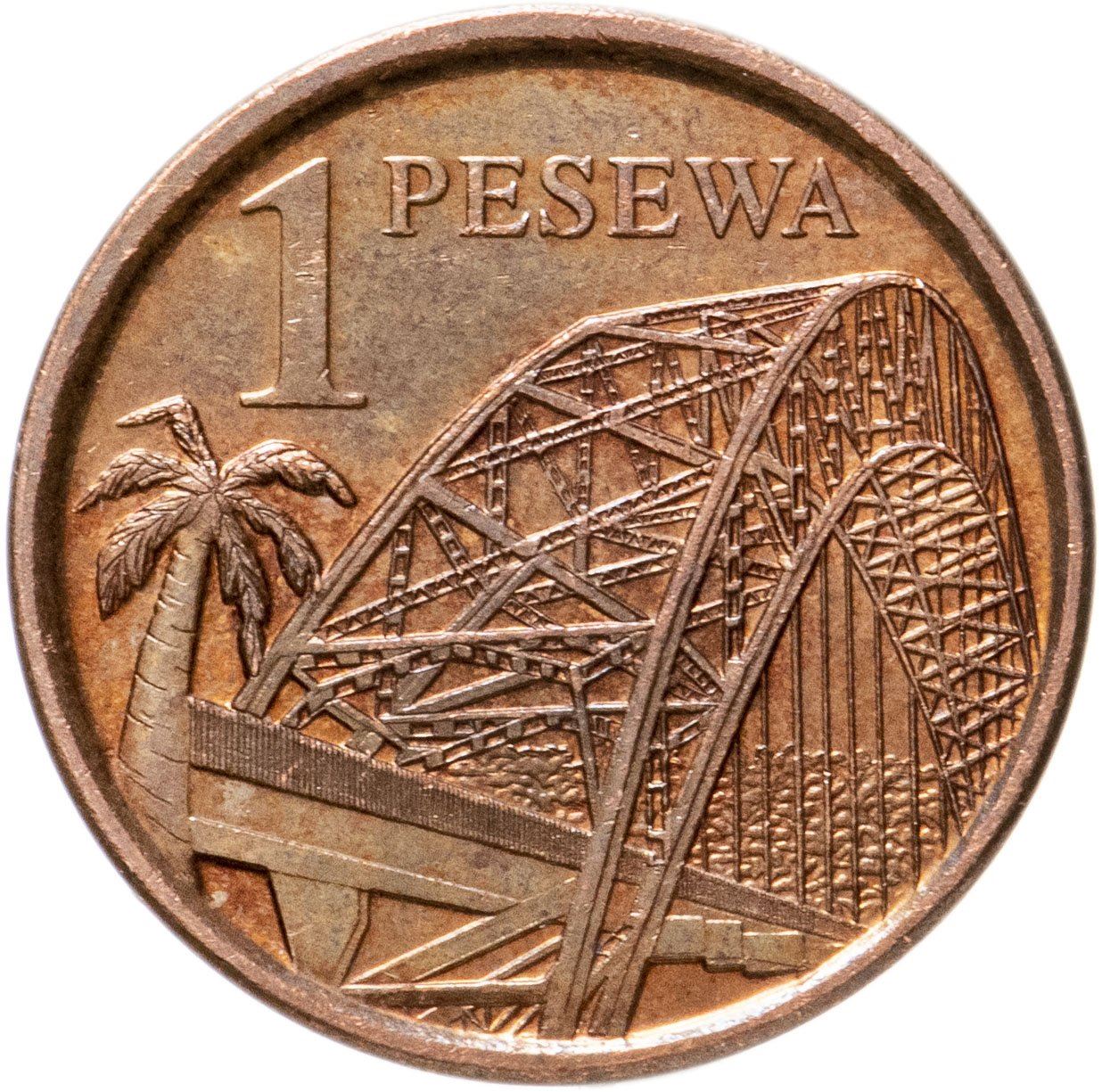 Ghana 1 Pesewa Coin | KM37 | 2007