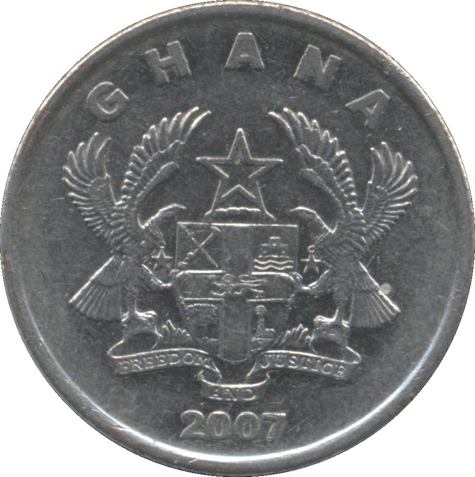 Ghana 10 Pesewas Coin | KM39 | 2007 - 2016