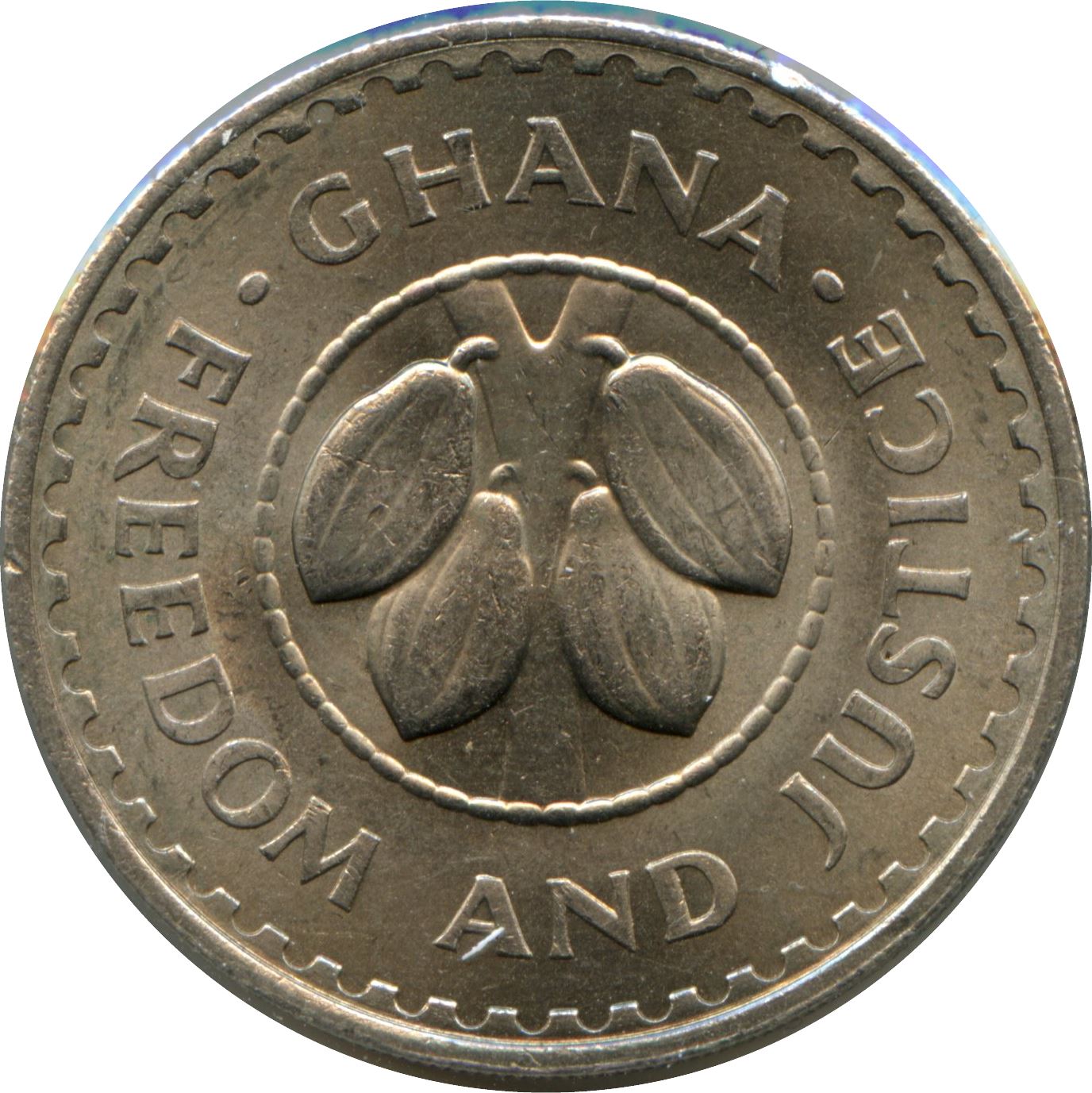 Ghana 20 Pesewas Coin | KM17 | 1967 - 1979