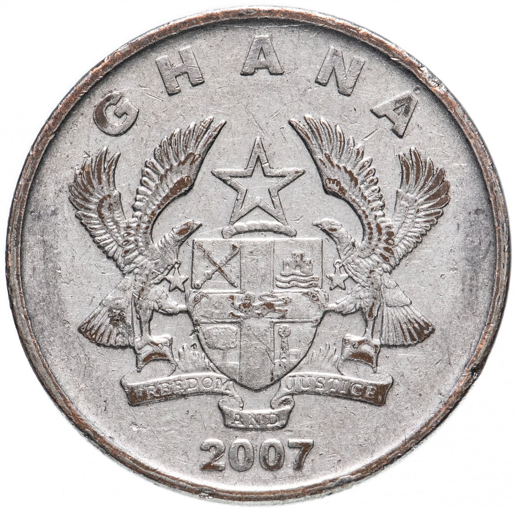 Ghana 50 Pesewas Coin | Market woman | KM41 | 2007 - 2020