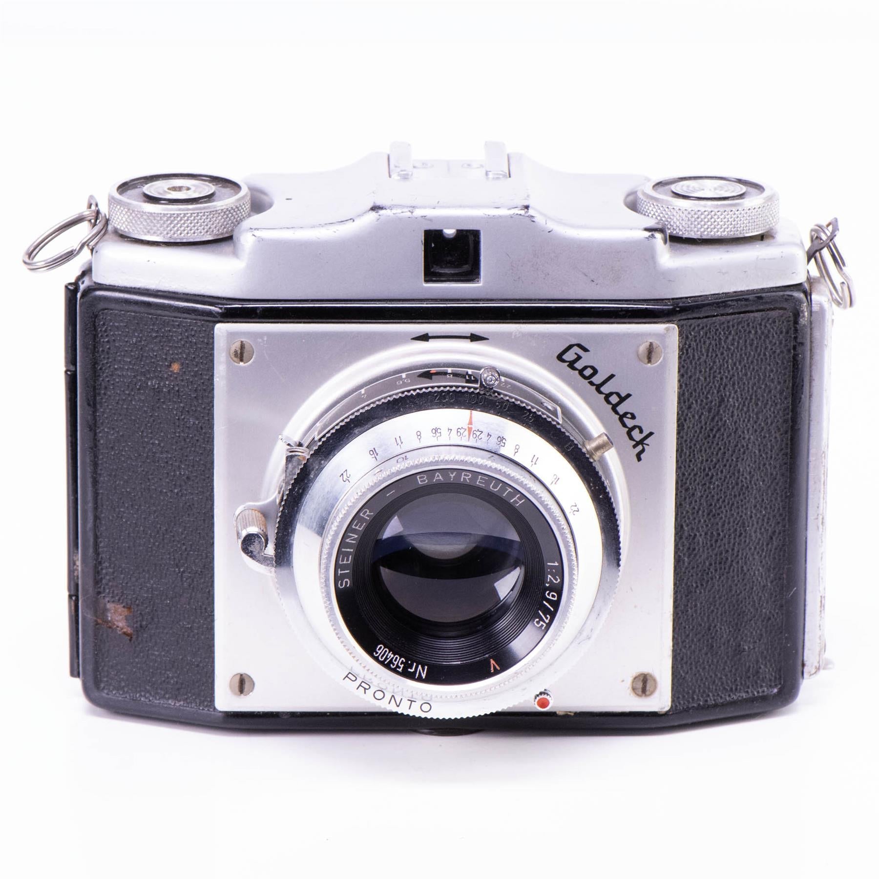 Goldammer Goldeck Camera | Bayreuth 75mm f2.9 lens | Germany | 1958