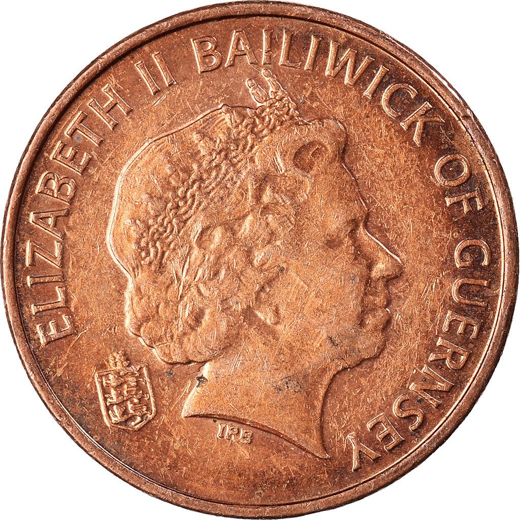 Guernsey Coin | 1 Penny | Queen Elizabeth II | Crab | KM40a | 1992 - 1997