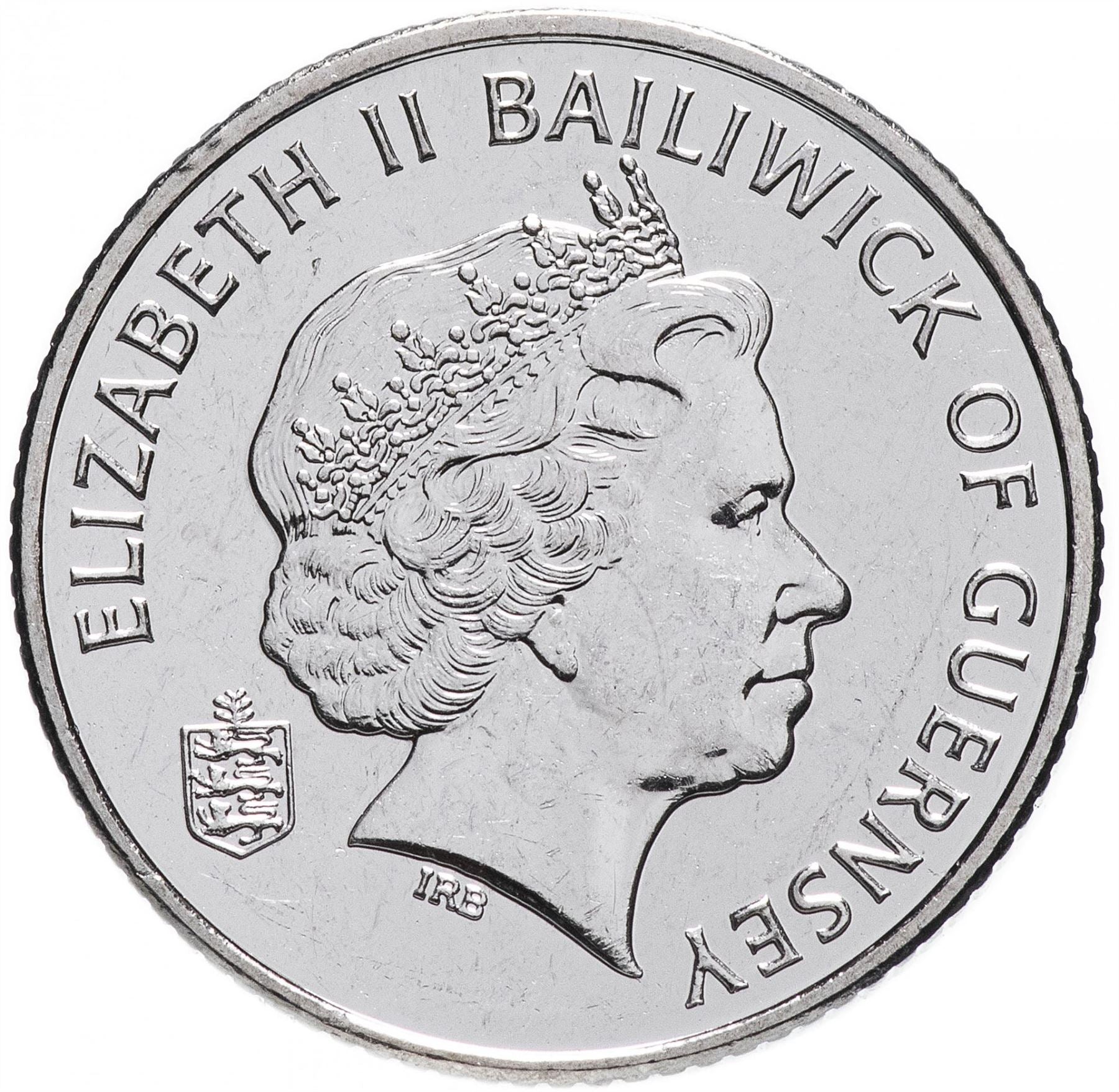 Guernsey Coin | 10 Pence | Queen Elizabeth II | Tomatoe | KM149a | 2012