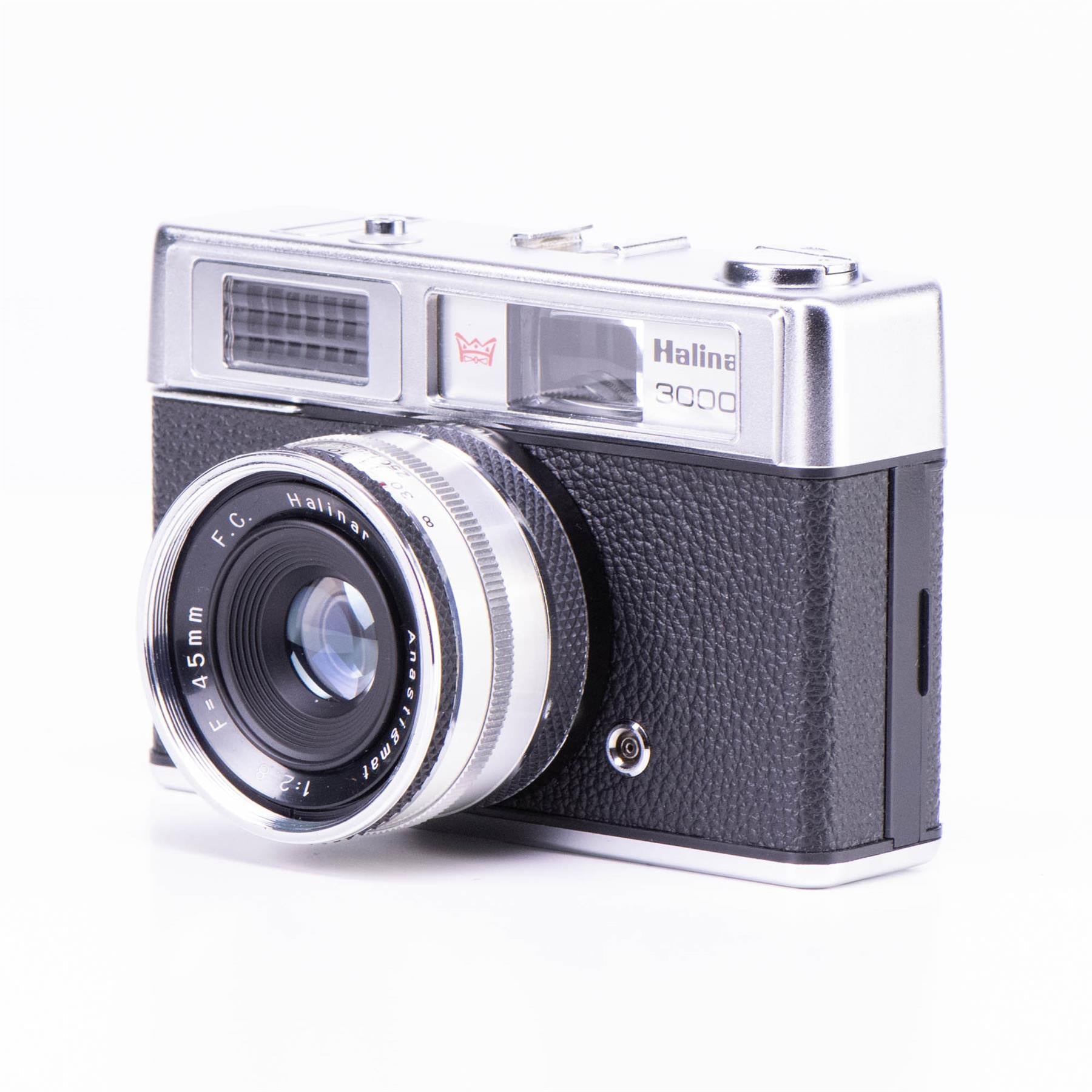 Halina 3000 Camera | 45mm f2.8 lens | White | Hong Kong | 1974