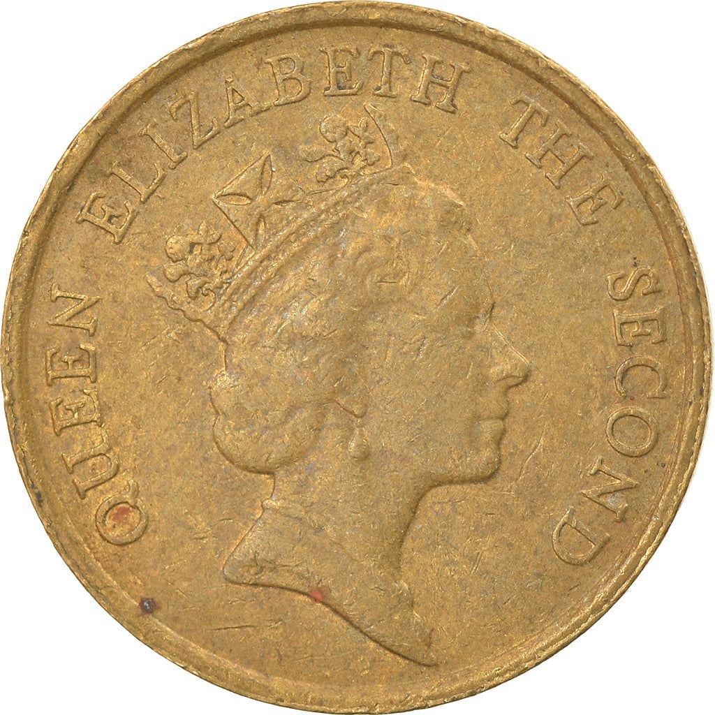 Hong Kong | 10 Cents Coin | Elizabeth II | Km:55 | 1985 - 1992