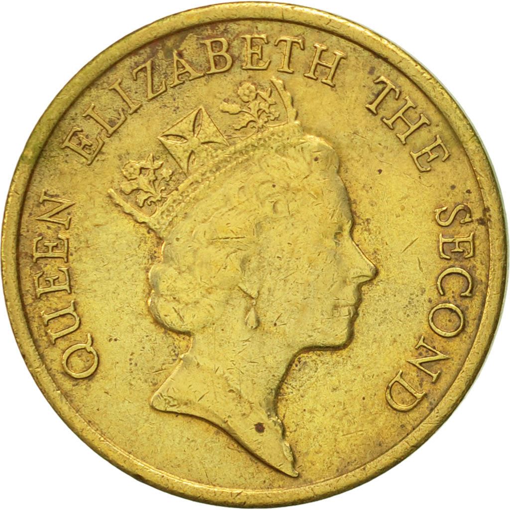 Hong Kong | 10 Cents Coin | Elizabeth II | Km:55 | 1985 - 1992