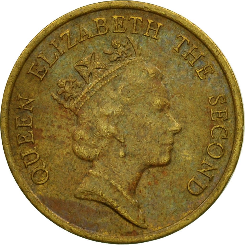 Hong Kong | 10 Cents Coin | Elizabeth II | Km:55 | 1985 - 1992