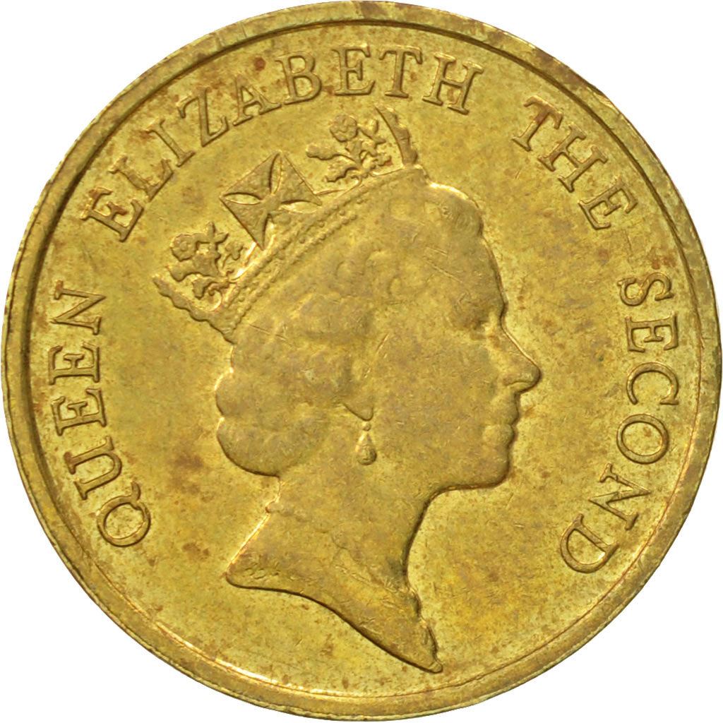 Hong Kong | 10 Cents Coin | Elizabeth II | Km:55 | 1985 - 1992