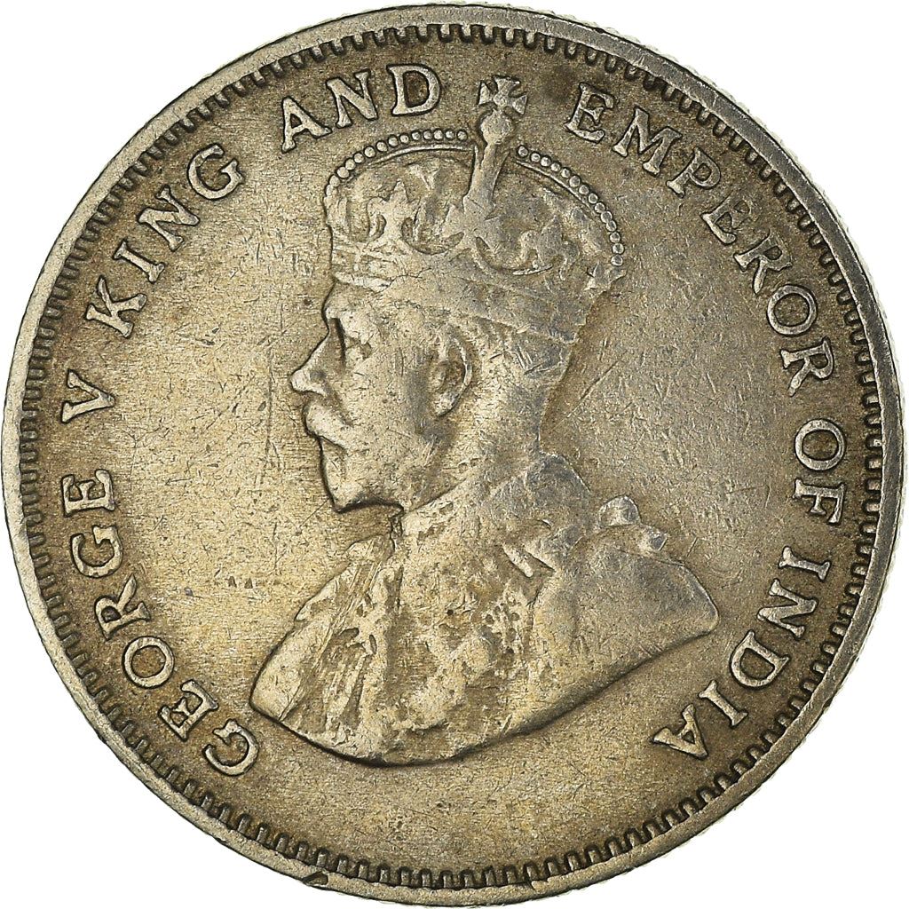 Hong Kong 10 Cents Coin | George V | KM19 | 1935 - 1936