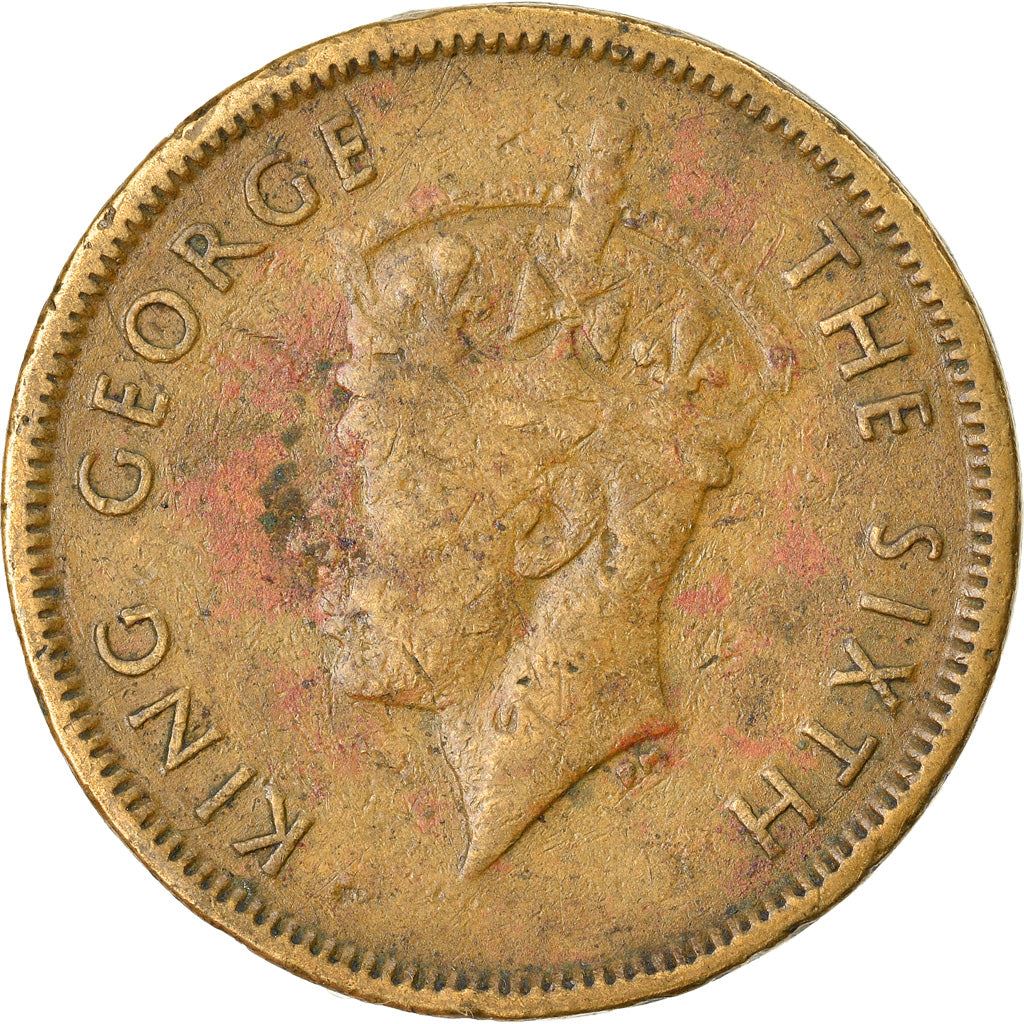 Hong Kong | 10 Cents Coin | George VI | Km:25 | 1948 - 1951