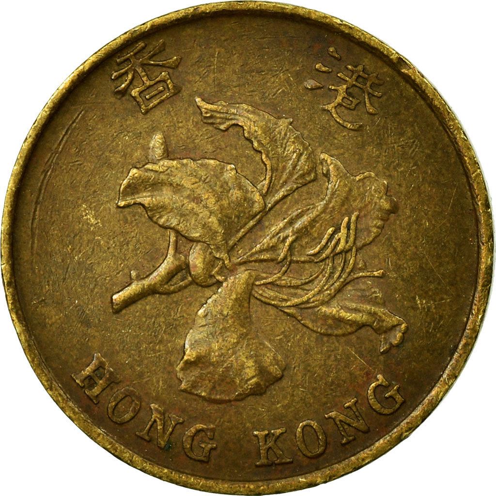 Hong Kong | 10 Cents Coin | Orchid flower | Km:66 | 1993 - 2017