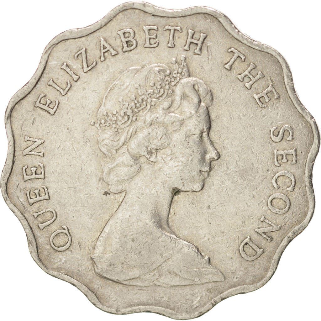 Hong Kong | 2 Dollars Coin | Elizabeth II | Km:37 | 1975 - 1984